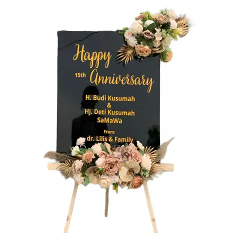 Papan Bunga Akrilik Gembongan