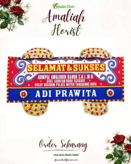 Papan Bunga Ucapan Selamat Gembongan